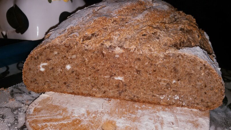 no knead bread insides